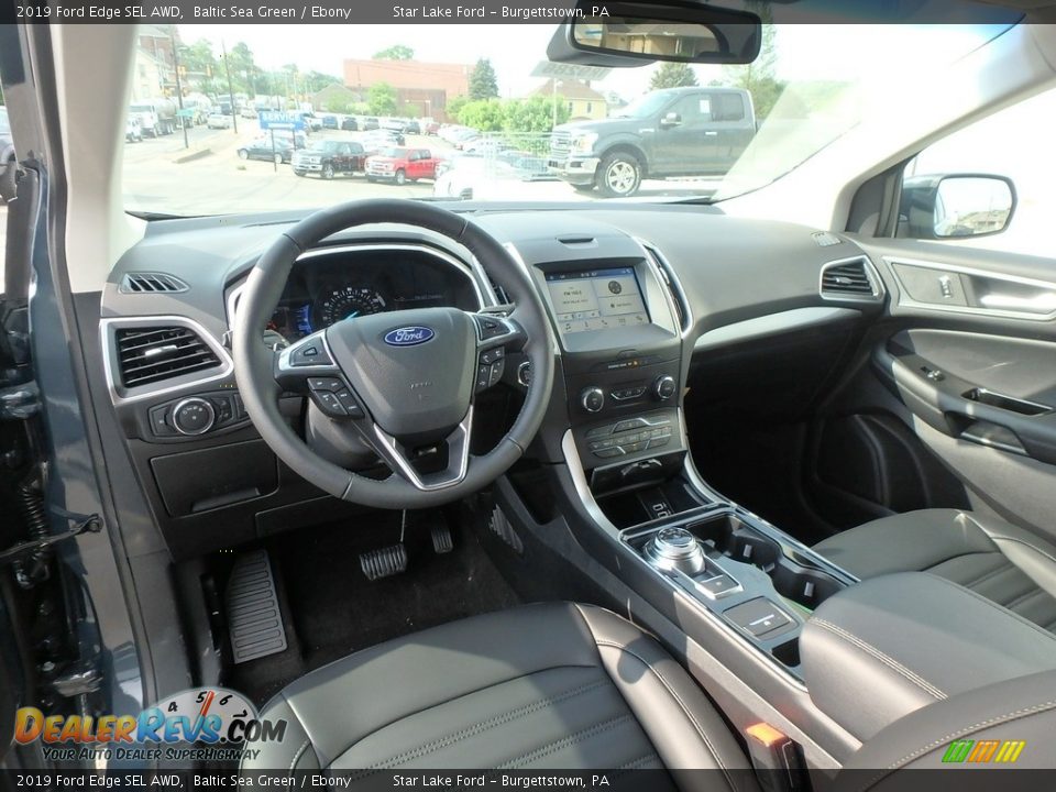 2019 Ford Edge SEL AWD Baltic Sea Green / Ebony Photo #13