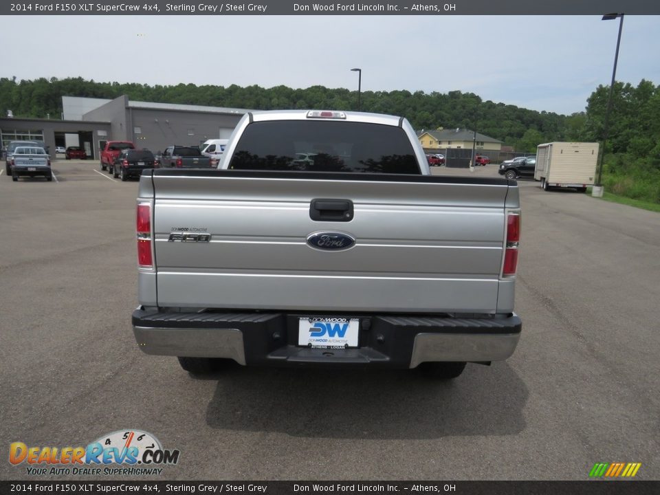 2014 Ford F150 XLT SuperCrew 4x4 Sterling Grey / Steel Grey Photo #10
