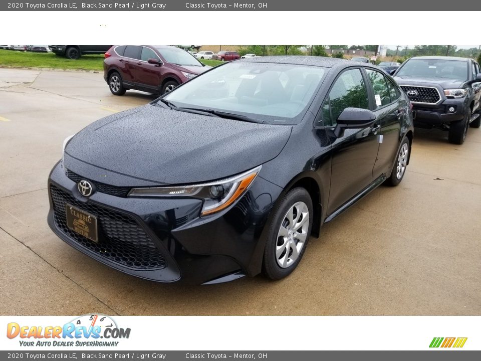 2020 Toyota Corolla LE Black Sand Pearl / Light Gray Photo #1