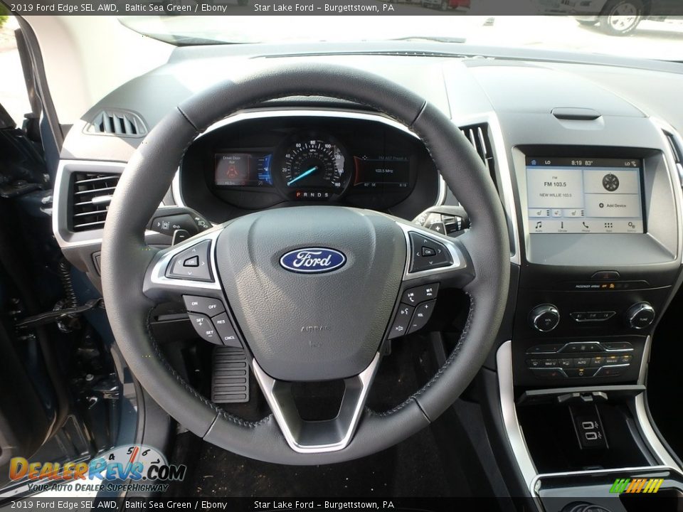 2019 Ford Edge SEL AWD Baltic Sea Green / Ebony Photo #17