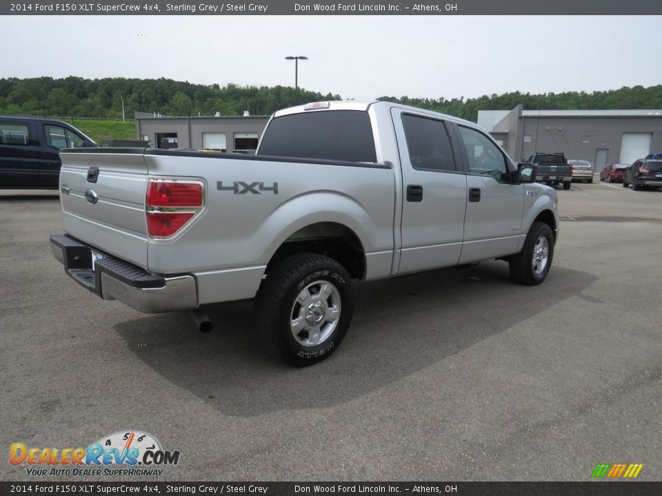 2014 Ford F150 XLT SuperCrew 4x4 Sterling Grey / Steel Grey Photo #12