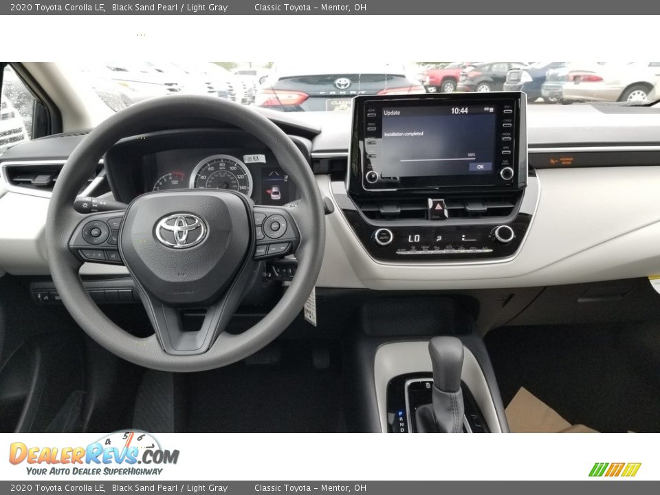 2020 Toyota Corolla LE Black Sand Pearl / Light Gray Photo #4