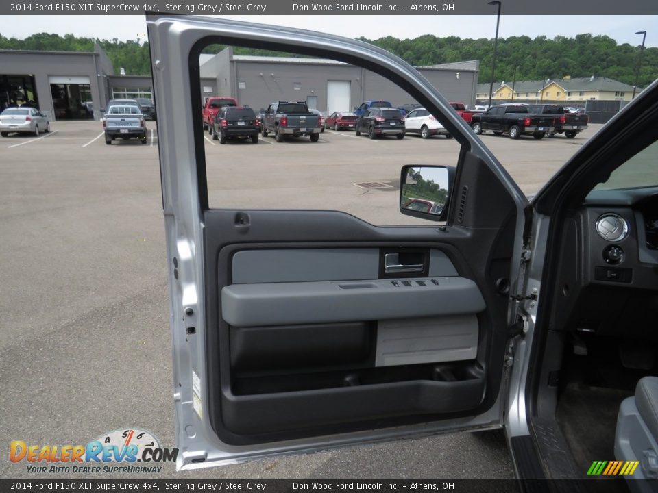 2014 Ford F150 XLT SuperCrew 4x4 Sterling Grey / Steel Grey Photo #18