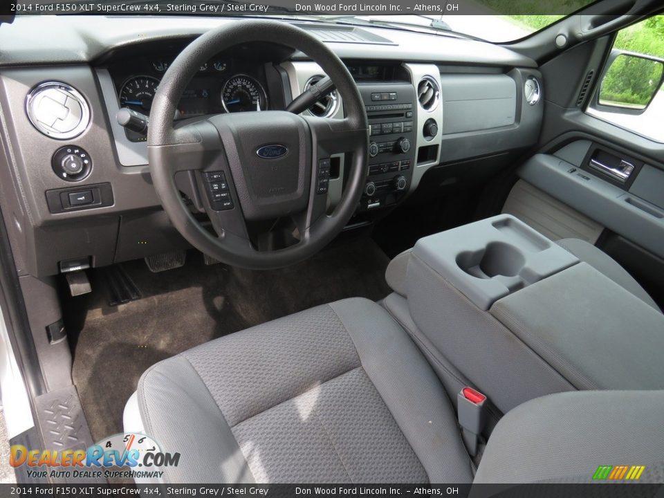 2014 Ford F150 XLT SuperCrew 4x4 Sterling Grey / Steel Grey Photo #20