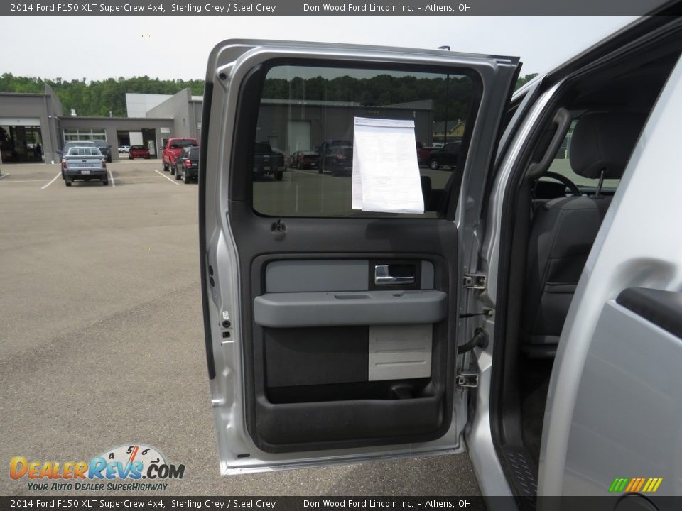 2014 Ford F150 XLT SuperCrew 4x4 Sterling Grey / Steel Grey Photo #22