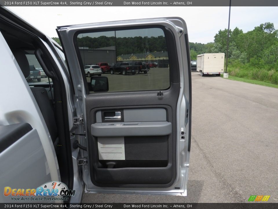 2014 Ford F150 XLT SuperCrew 4x4 Sterling Grey / Steel Grey Photo #24