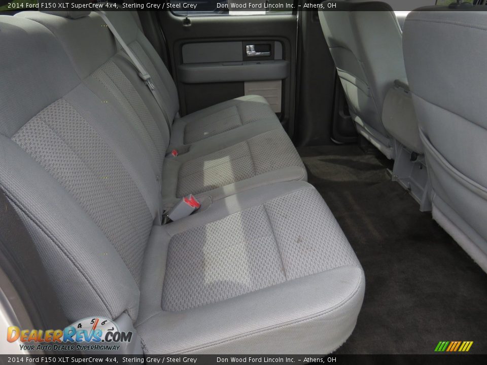 2014 Ford F150 XLT SuperCrew 4x4 Sterling Grey / Steel Grey Photo #25