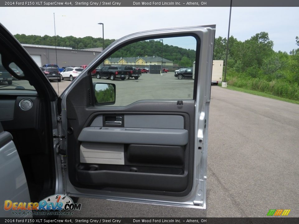 2014 Ford F150 XLT SuperCrew 4x4 Sterling Grey / Steel Grey Photo #26