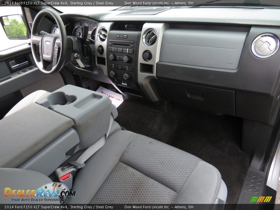 2014 Ford F150 XLT SuperCrew 4x4 Sterling Grey / Steel Grey Photo #28