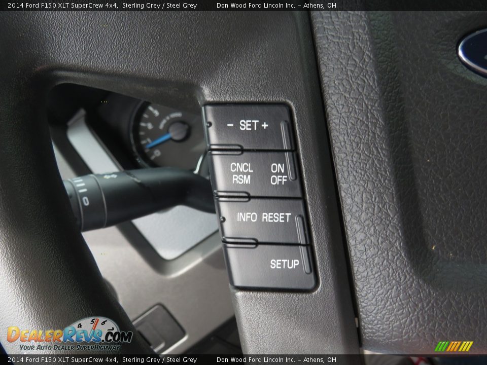 2014 Ford F150 XLT SuperCrew 4x4 Sterling Grey / Steel Grey Photo #33