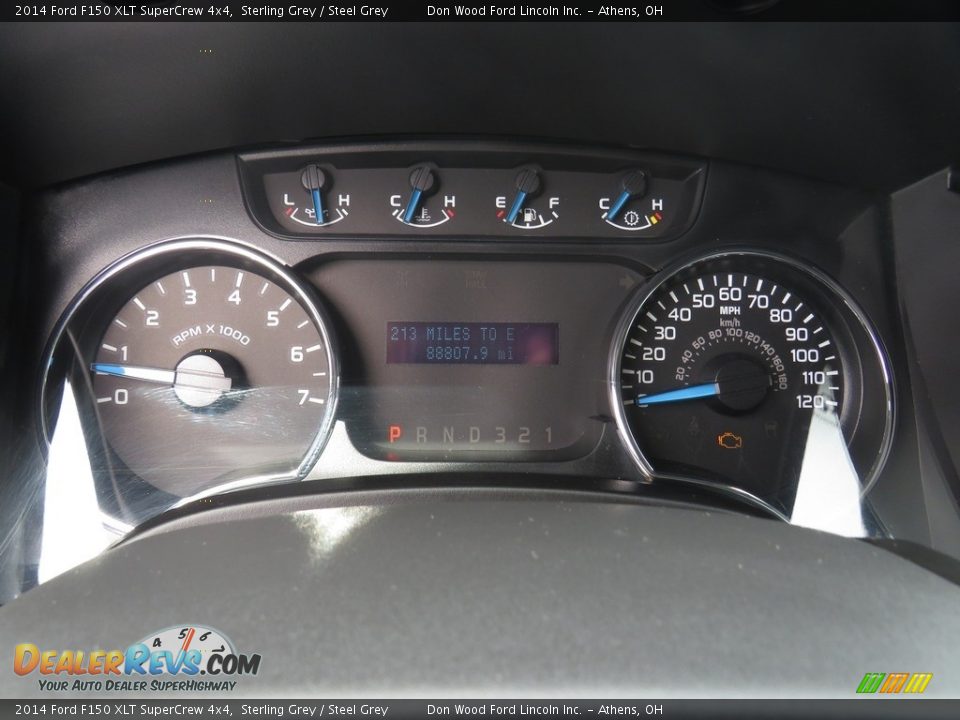 2014 Ford F150 XLT SuperCrew 4x4 Sterling Grey / Steel Grey Photo #35