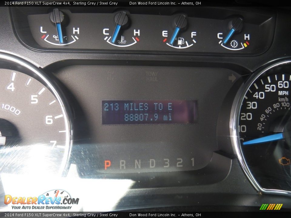 2014 Ford F150 XLT SuperCrew 4x4 Sterling Grey / Steel Grey Photo #36