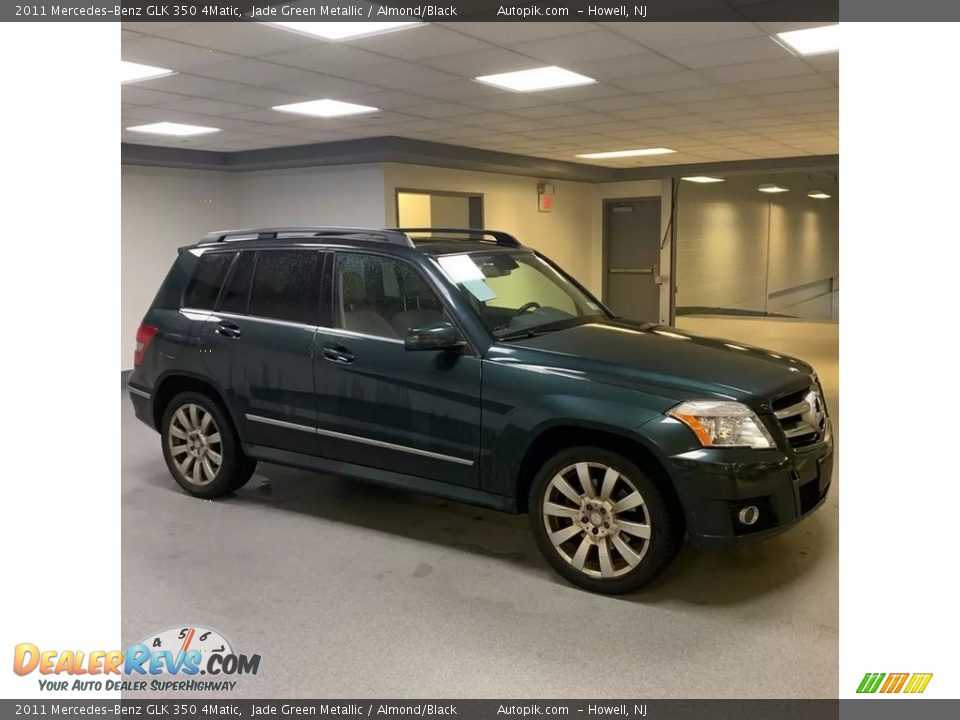2011 Mercedes-Benz GLK 350 4Matic Jade Green Metallic / Almond/Black Photo #6