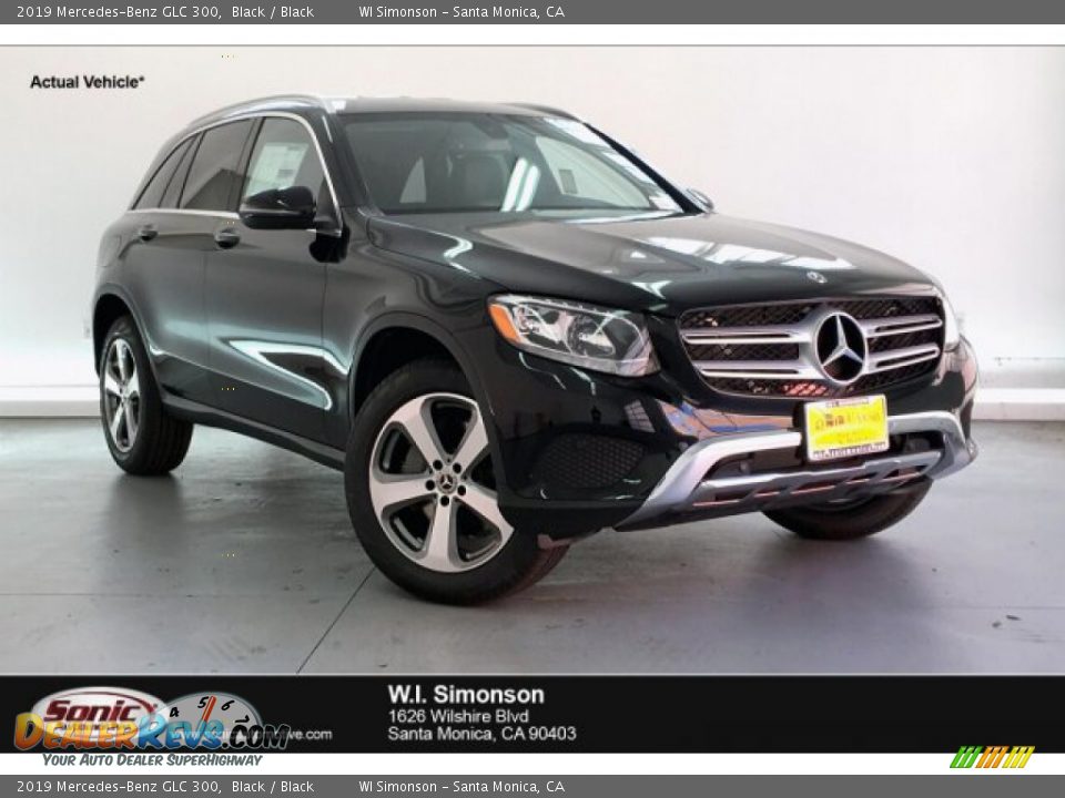 2019 Mercedes-Benz GLC 300 Black / Black Photo #1