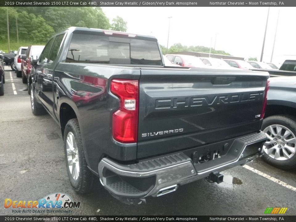 2019 Chevrolet Silverado 1500 LTZ Crew Cab 4WD Shadow Gray Metallic / Gideon/Very Dark Atmosphere Photo #4