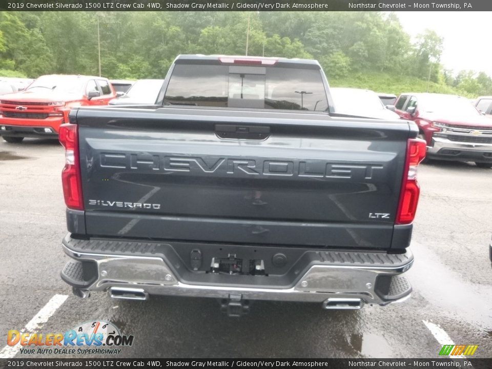 2019 Chevrolet Silverado 1500 LTZ Crew Cab 4WD Shadow Gray Metallic / Gideon/Very Dark Atmosphere Photo #5