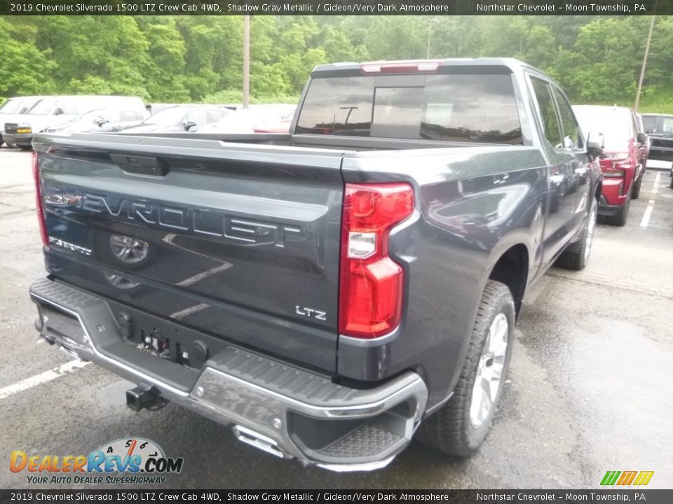 2019 Chevrolet Silverado 1500 LTZ Crew Cab 4WD Shadow Gray Metallic / Gideon/Very Dark Atmosphere Photo #6