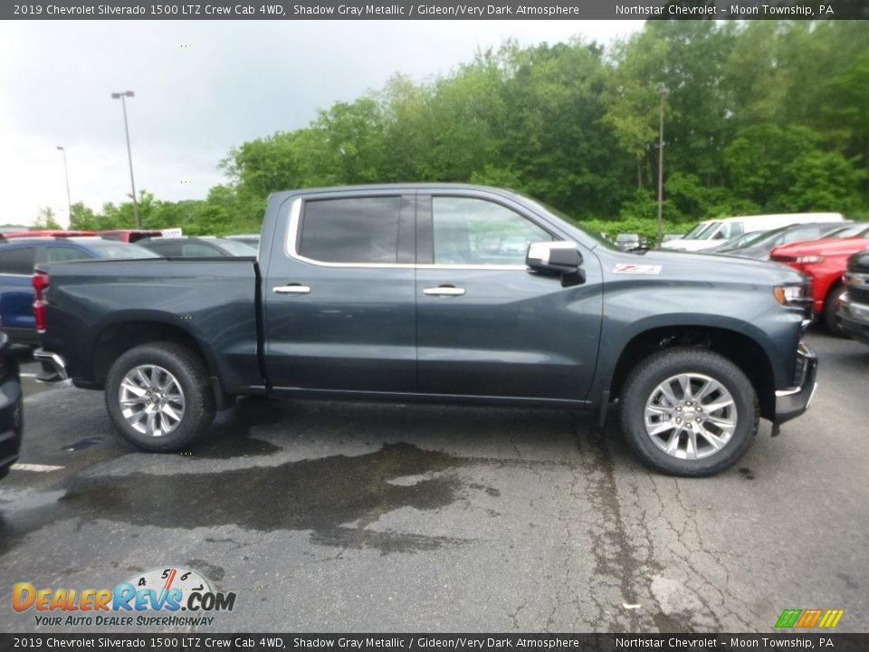 2019 Chevrolet Silverado 1500 LTZ Crew Cab 4WD Shadow Gray Metallic / Gideon/Very Dark Atmosphere Photo #7