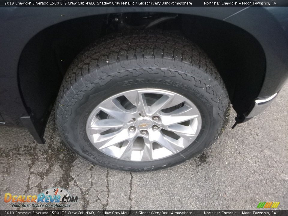 2019 Chevrolet Silverado 1500 LTZ Crew Cab 4WD Shadow Gray Metallic / Gideon/Very Dark Atmosphere Photo #10