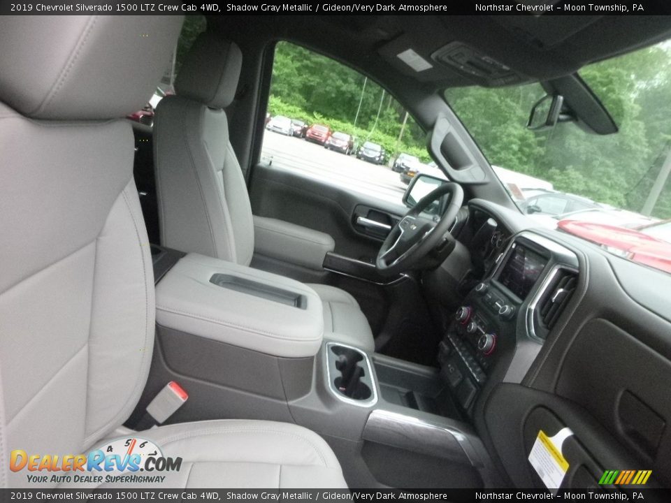 2019 Chevrolet Silverado 1500 LTZ Crew Cab 4WD Shadow Gray Metallic / Gideon/Very Dark Atmosphere Photo #11
