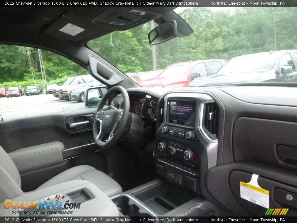 2019 Chevrolet Silverado 1500 LTZ Crew Cab 4WD Shadow Gray Metallic / Gideon/Very Dark Atmosphere Photo #12