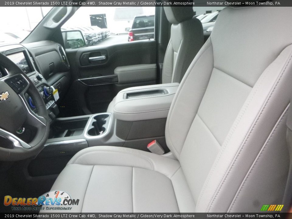 2019 Chevrolet Silverado 1500 LTZ Crew Cab 4WD Shadow Gray Metallic / Gideon/Very Dark Atmosphere Photo #14