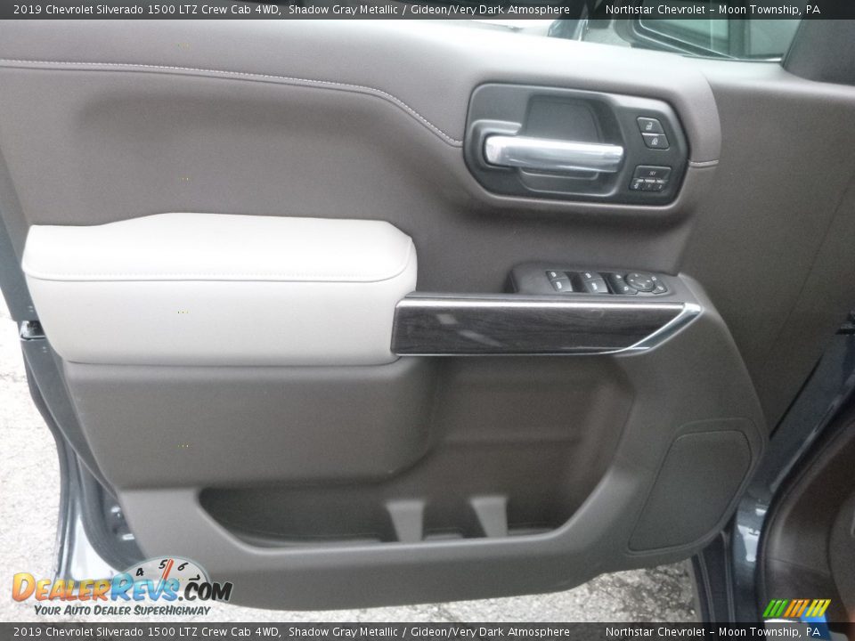 2019 Chevrolet Silverado 1500 LTZ Crew Cab 4WD Shadow Gray Metallic / Gideon/Very Dark Atmosphere Photo #15