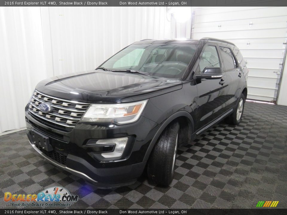 2016 Ford Explorer XLT 4WD Shadow Black / Ebony Black Photo #9