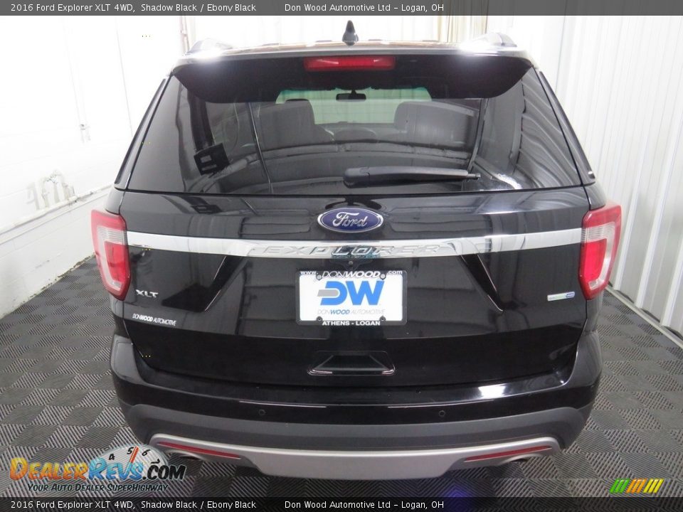 2016 Ford Explorer XLT 4WD Shadow Black / Ebony Black Photo #13