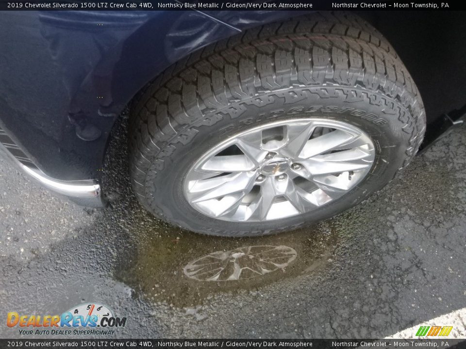 2019 Chevrolet Silverado 1500 LTZ Crew Cab 4WD Northsky Blue Metallic / Gideon/Very Dark Atmosphere Photo #2