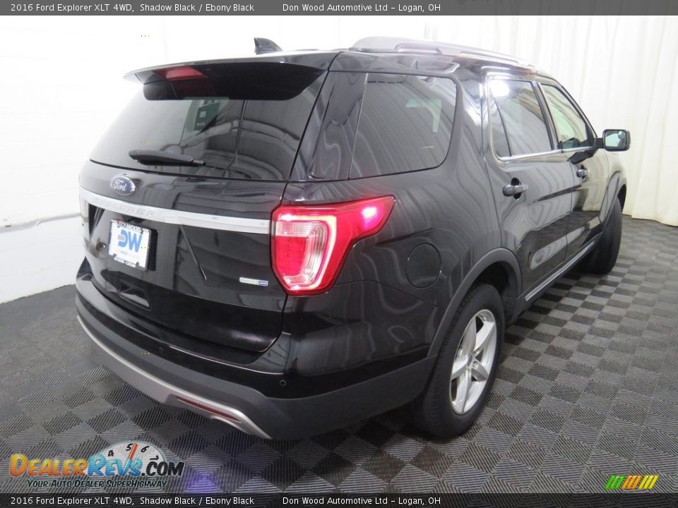 2016 Ford Explorer XLT 4WD Shadow Black / Ebony Black Photo #16