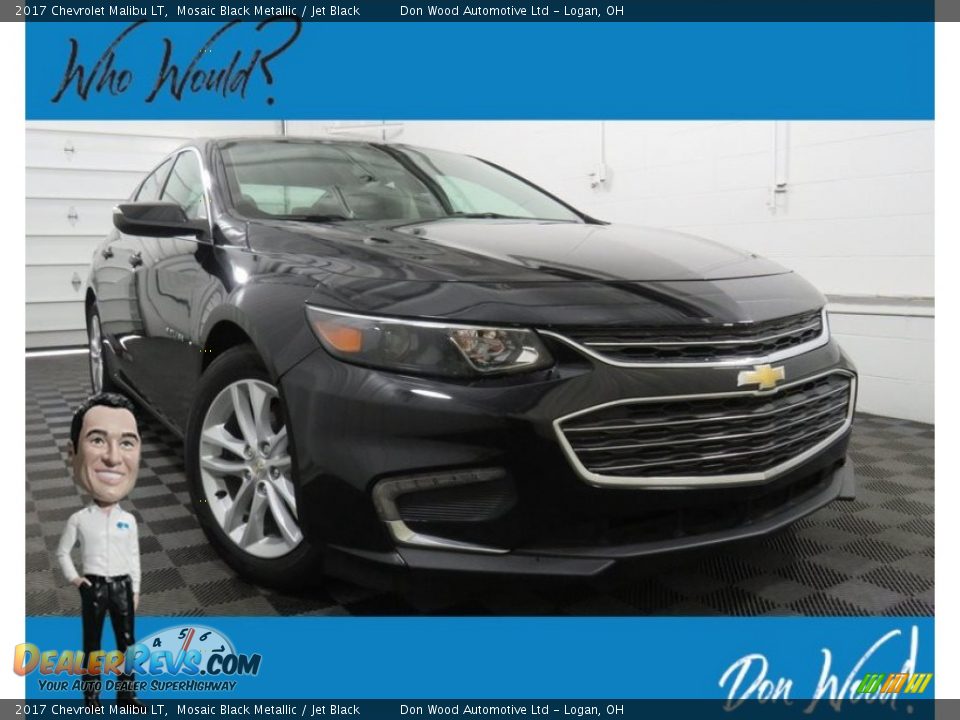 2017 Chevrolet Malibu LT Mosaic Black Metallic / Jet Black Photo #1