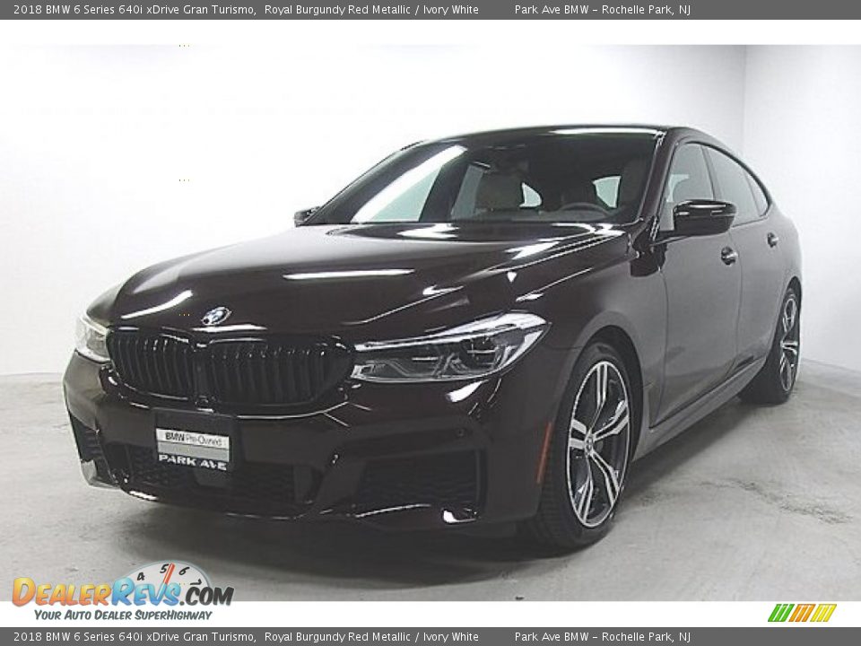 2018 BMW 6 Series 640i xDrive Gran Turismo Royal Burgundy Red Metallic / Ivory White Photo #1