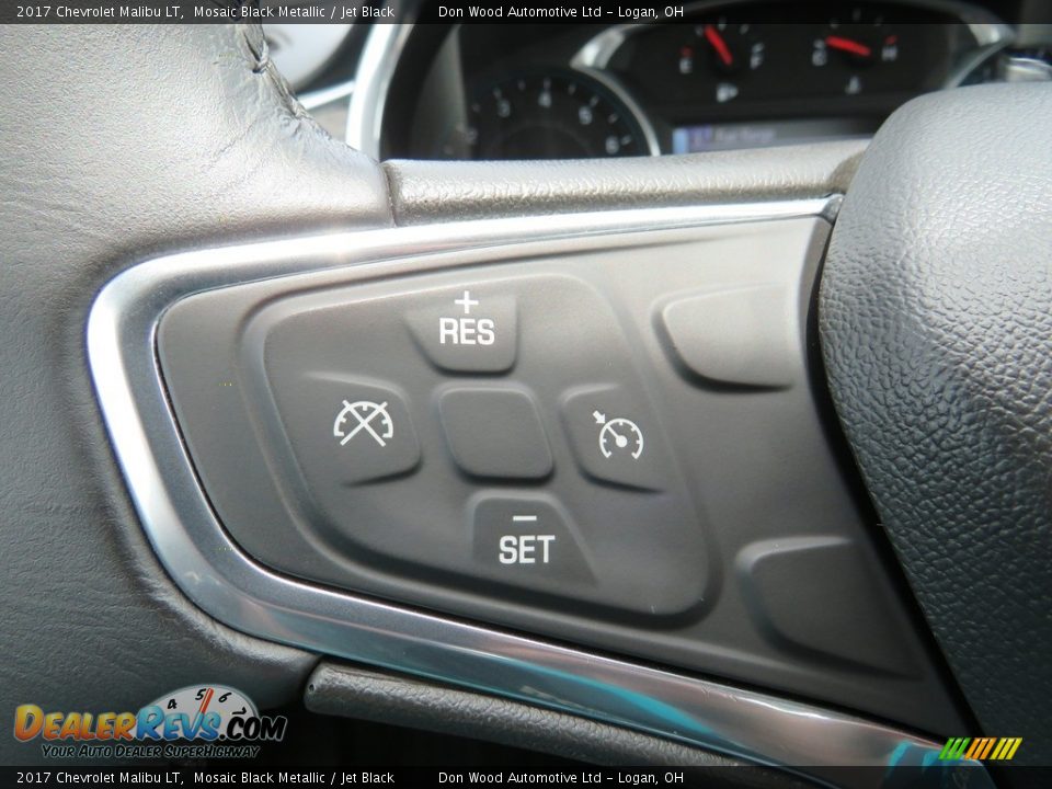 2017 Chevrolet Malibu LT Mosaic Black Metallic / Jet Black Photo #22