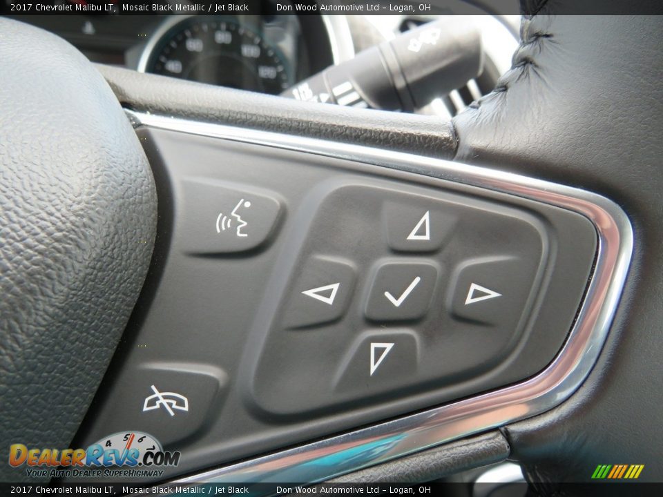 2017 Chevrolet Malibu LT Mosaic Black Metallic / Jet Black Photo #23