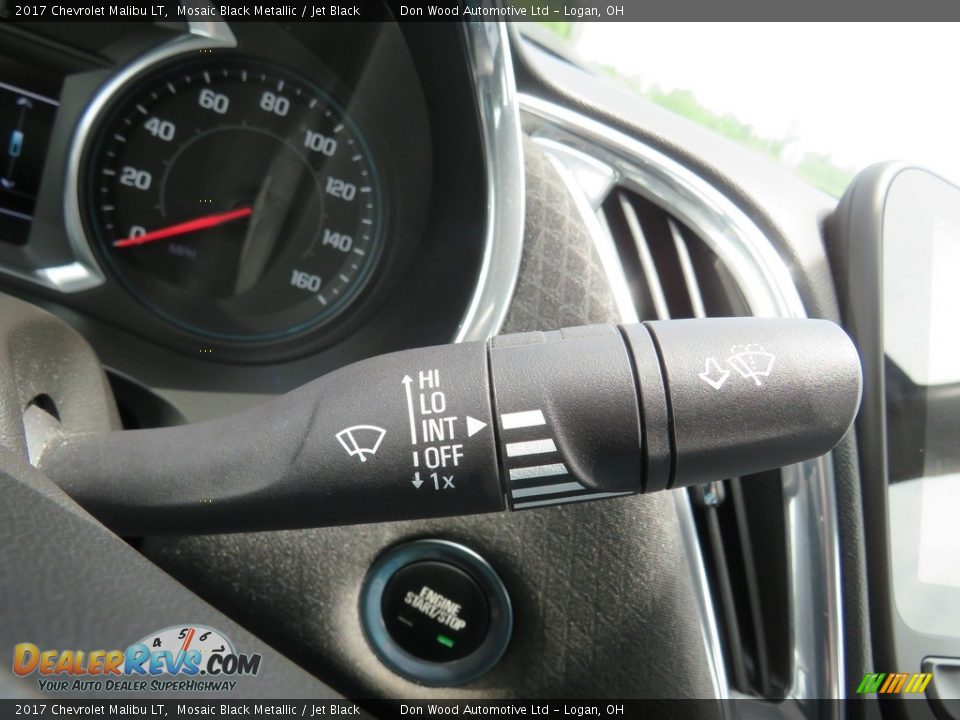 2017 Chevrolet Malibu LT Mosaic Black Metallic / Jet Black Photo #24