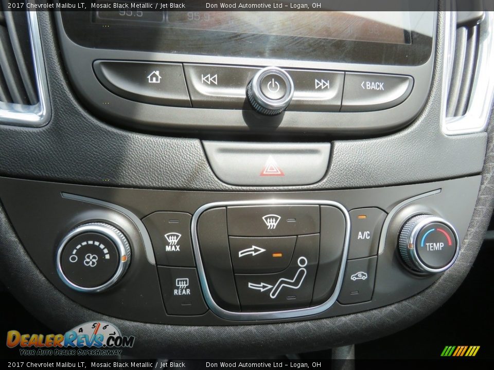 2017 Chevrolet Malibu LT Mosaic Black Metallic / Jet Black Photo #26