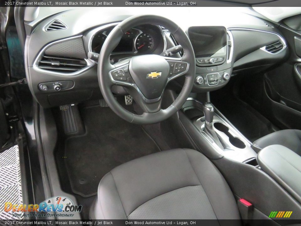 2017 Chevrolet Malibu LT Mosaic Black Metallic / Jet Black Photo #30