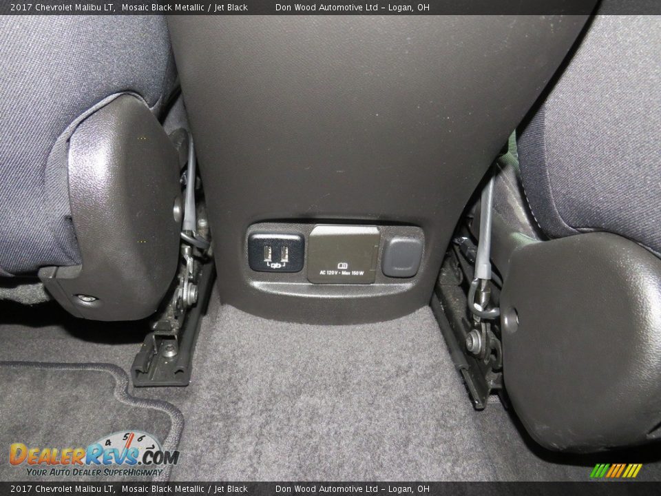 2017 Chevrolet Malibu LT Mosaic Black Metallic / Jet Black Photo #34