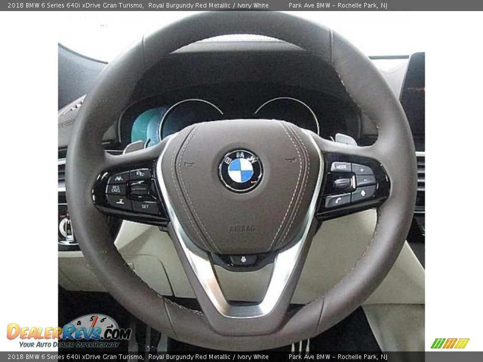 2018 BMW 6 Series 640i xDrive Gran Turismo Royal Burgundy Red Metallic / Ivory White Photo #25