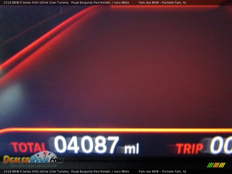 2018 BMW 6 Series 640i xDrive Gran Turismo Royal Burgundy Red Metallic / Ivory White Photo #26