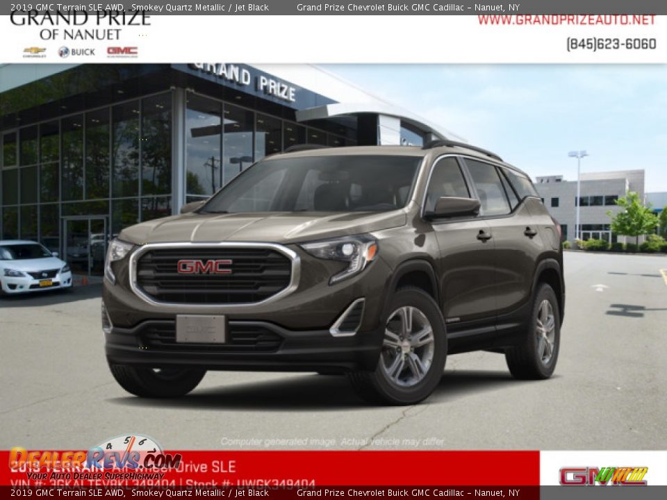 2019 GMC Terrain SLE AWD Smokey Quartz Metallic / Jet Black Photo #1