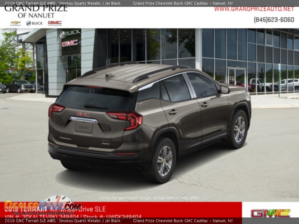 2019 GMC Terrain SLE AWD Smokey Quartz Metallic / Jet Black Photo #3