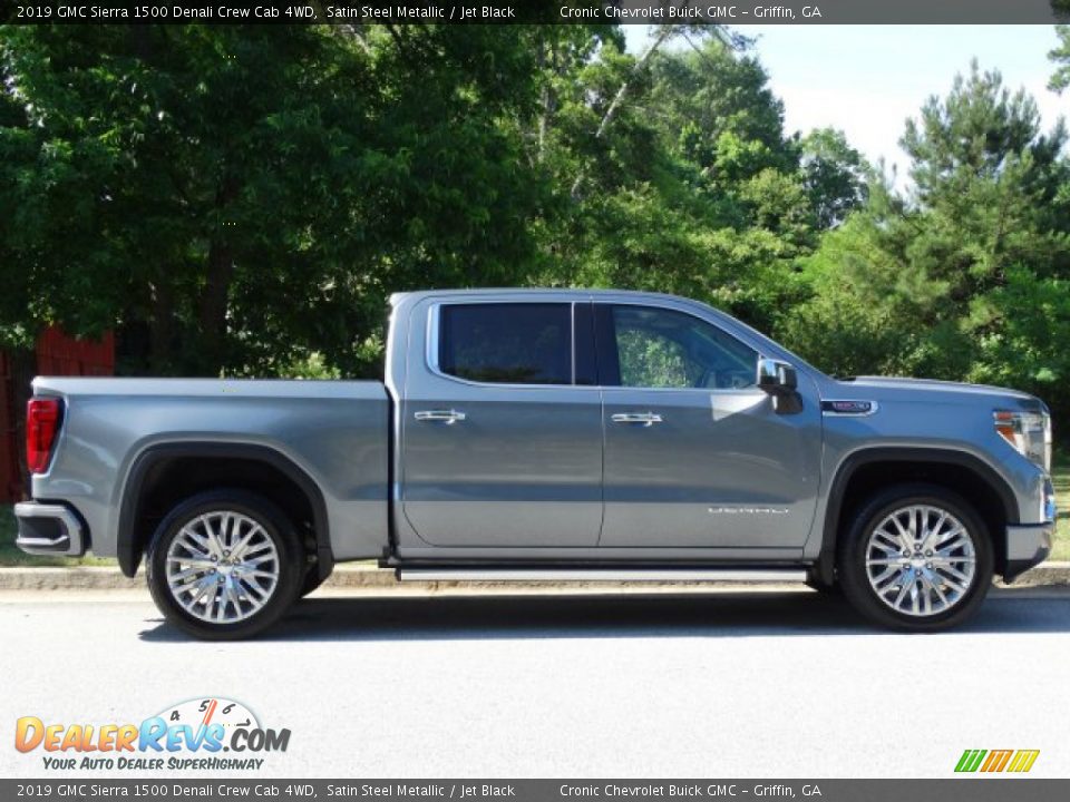 2019 GMC Sierra 1500 Denali Crew Cab 4WD Satin Steel Metallic / Jet Black Photo #2