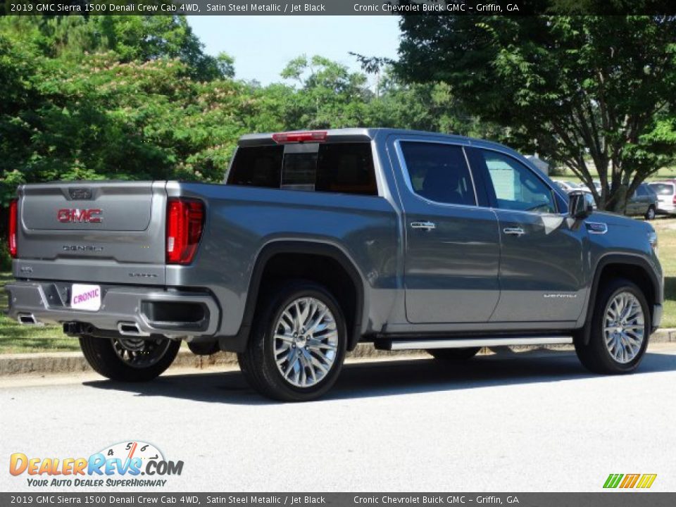 2019 GMC Sierra 1500 Denali Crew Cab 4WD Satin Steel Metallic / Jet Black Photo #3