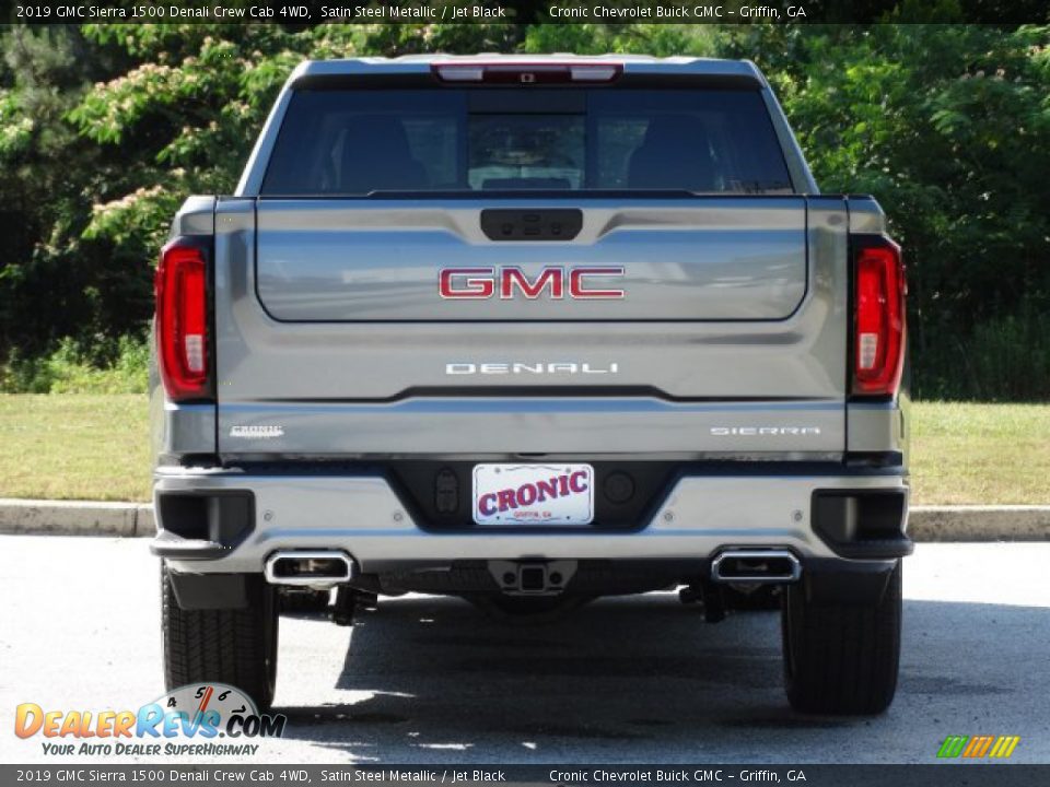 2019 GMC Sierra 1500 Denali Crew Cab 4WD Satin Steel Metallic / Jet Black Photo #7