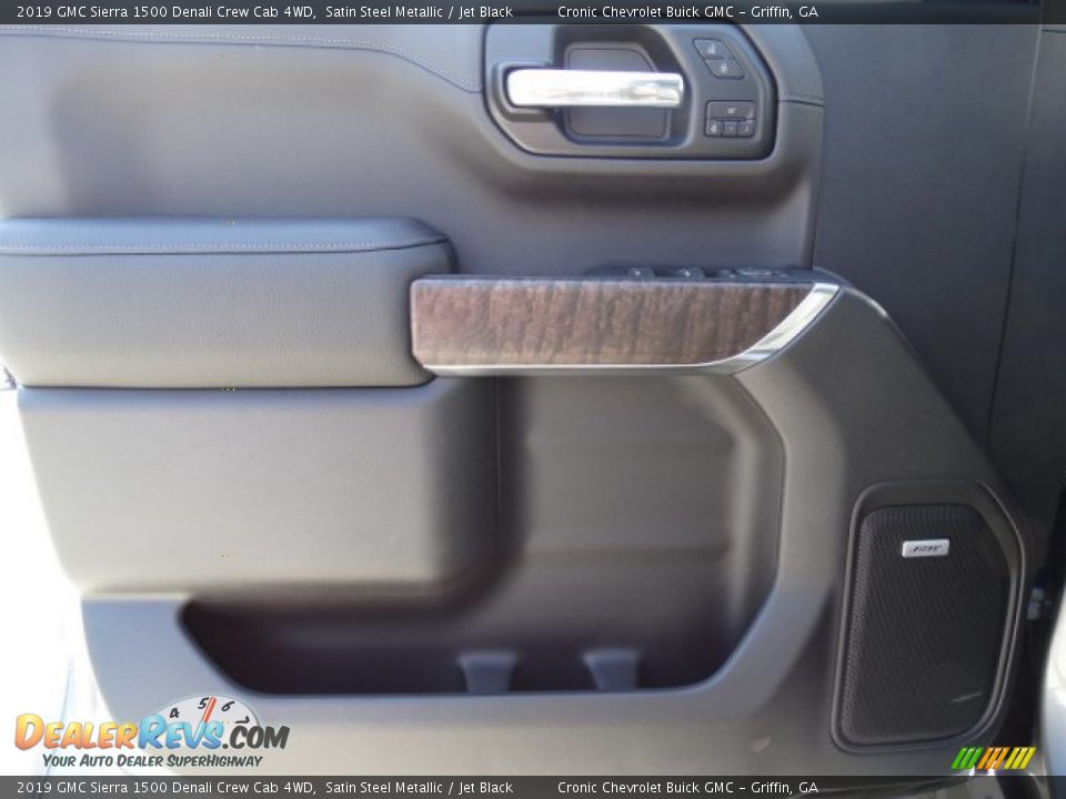 2019 GMC Sierra 1500 Denali Crew Cab 4WD Satin Steel Metallic / Jet Black Photo #14