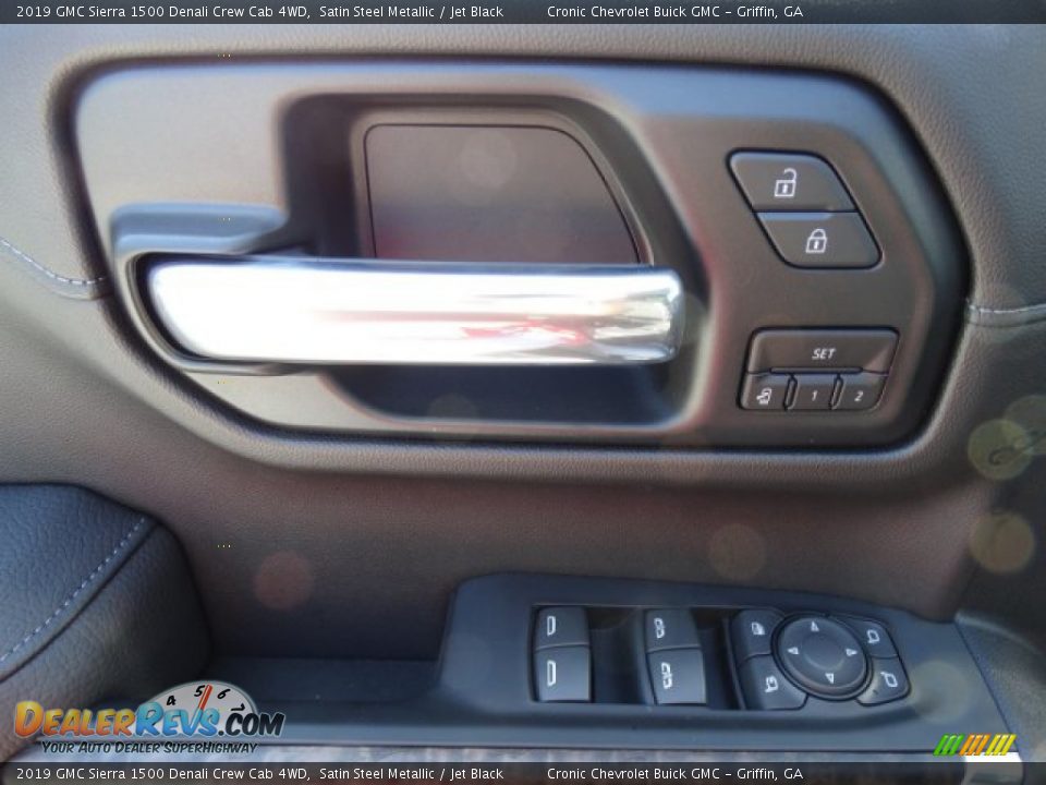 2019 GMC Sierra 1500 Denali Crew Cab 4WD Satin Steel Metallic / Jet Black Photo #15