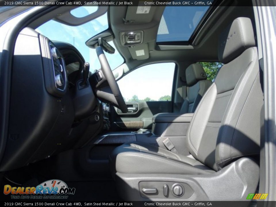 2019 GMC Sierra 1500 Denali Crew Cab 4WD Satin Steel Metallic / Jet Black Photo #16