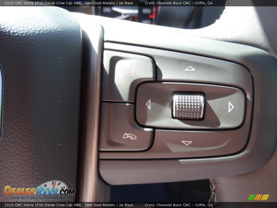 2019 GMC Sierra 1500 Denali Crew Cab 4WD Satin Steel Metallic / Jet Black Photo #19